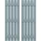Ekena Millwork Americraft 5-Board, 3 Batten Exterior Real Wood Spaced Board-n-Batten Shutters, ARW401SB519X77SBH, PR ARW401SB519X77SBH - alternate 1